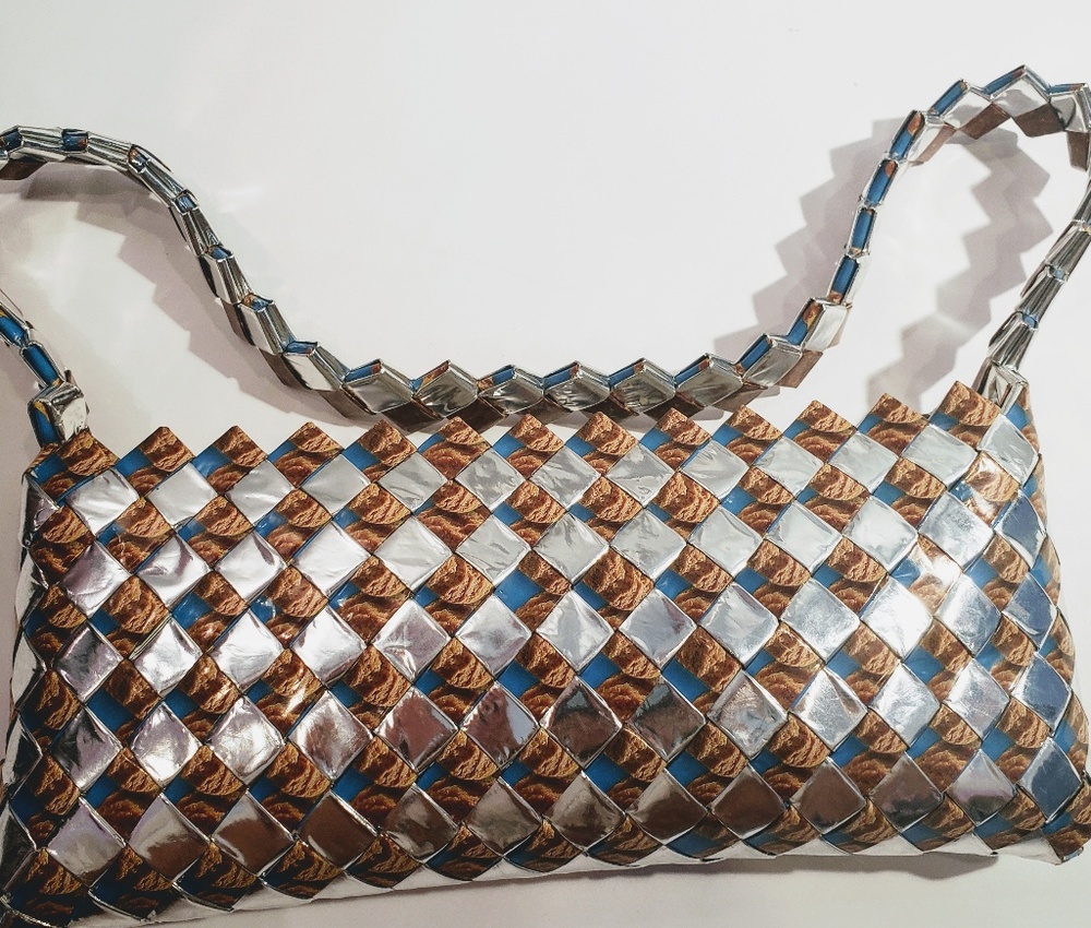 Fun cookie clutch purse made from recycle